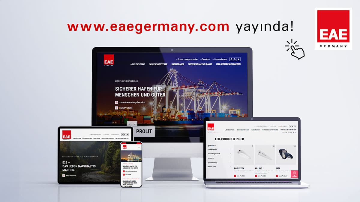 Almanya'daki sirketimiz EAE Germany yeni web sitesiyle yayında!