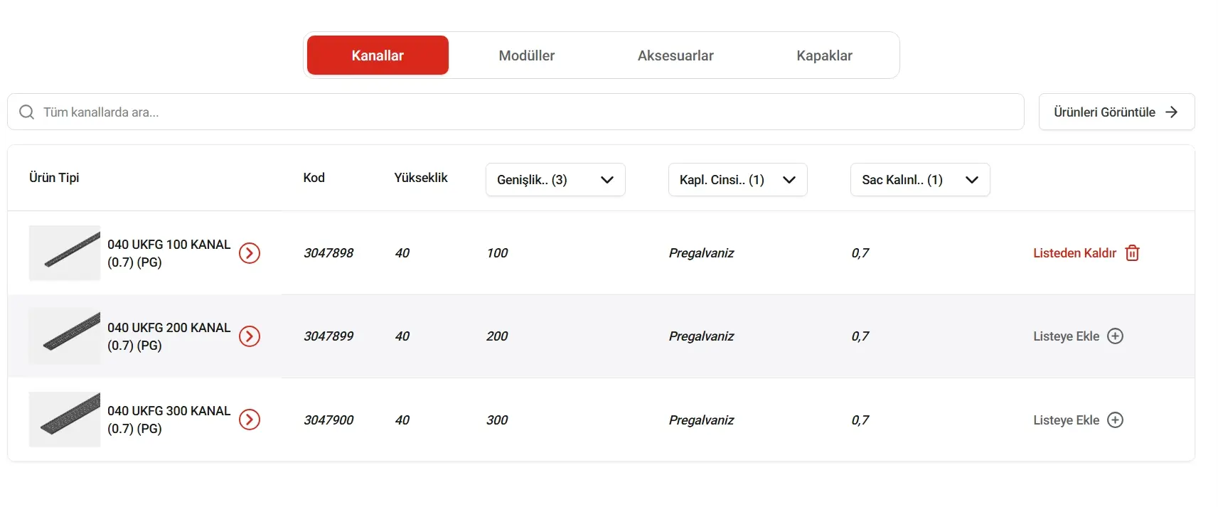 Aksesuar ve Kapaklar