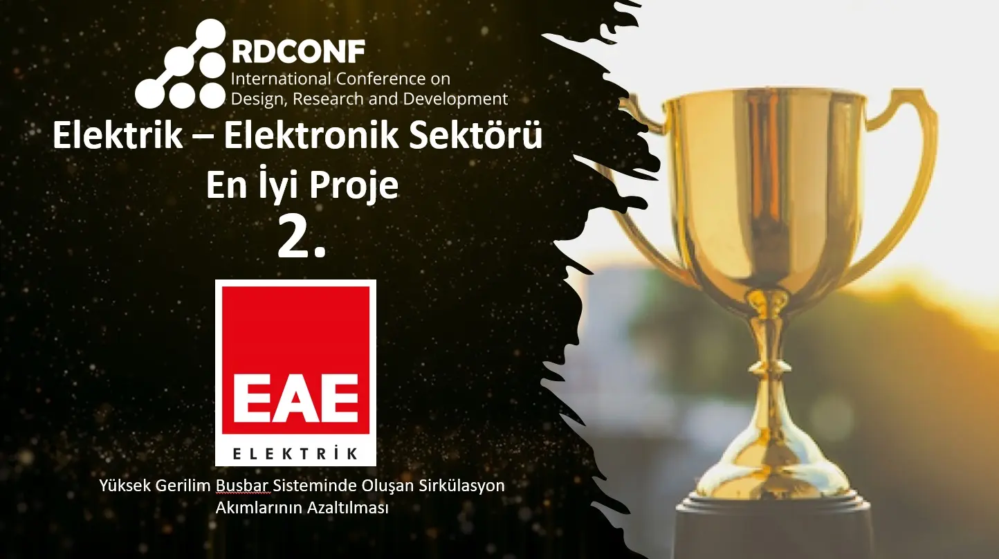 RDCONF Ar-Ge ve İnovasyon 2022 'den Ödül Aldık.